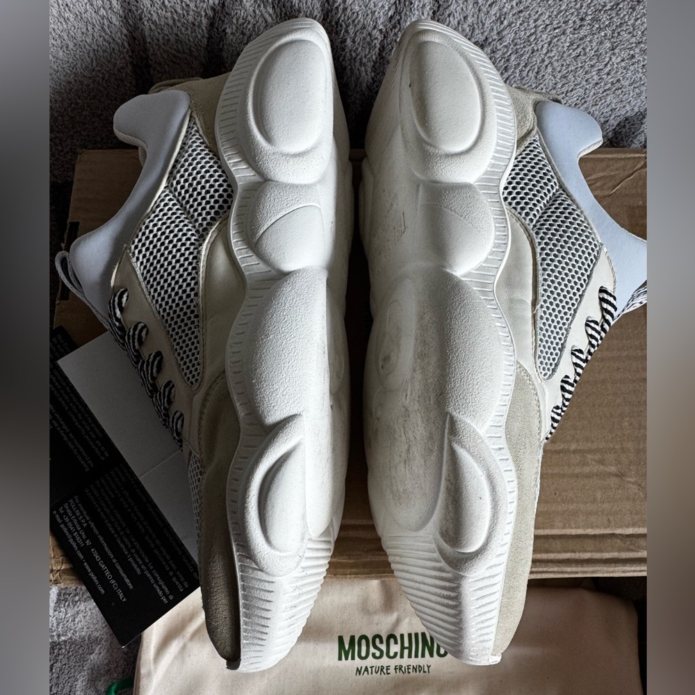 Moschino teddy sneakers white size 42 - Picture 7 of 13
